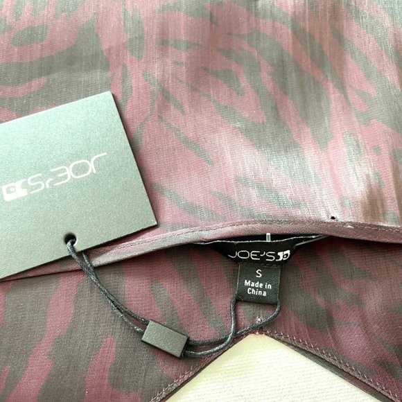 Joe's Sauvage Zebra  Striped Camisole Tank In Siren - Picture 5 of 5